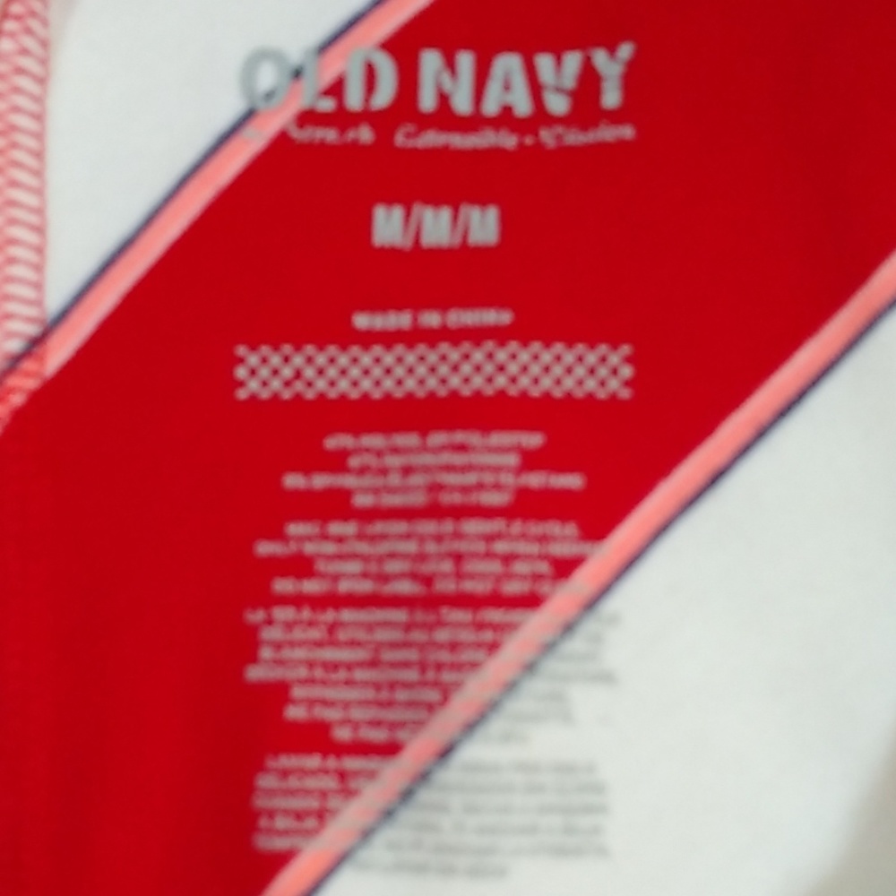 Old Navy A-line Skirt Red & White Medium - Picture 4 of 5